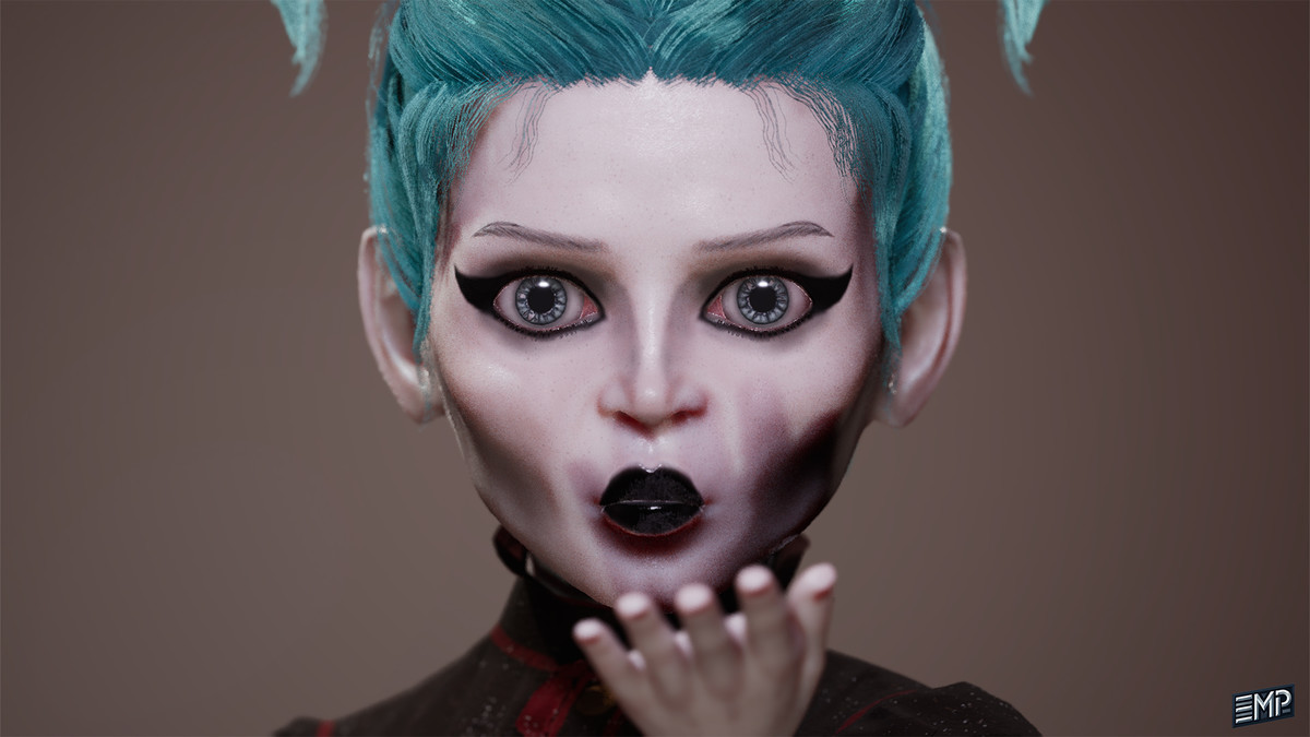 Creepy girl