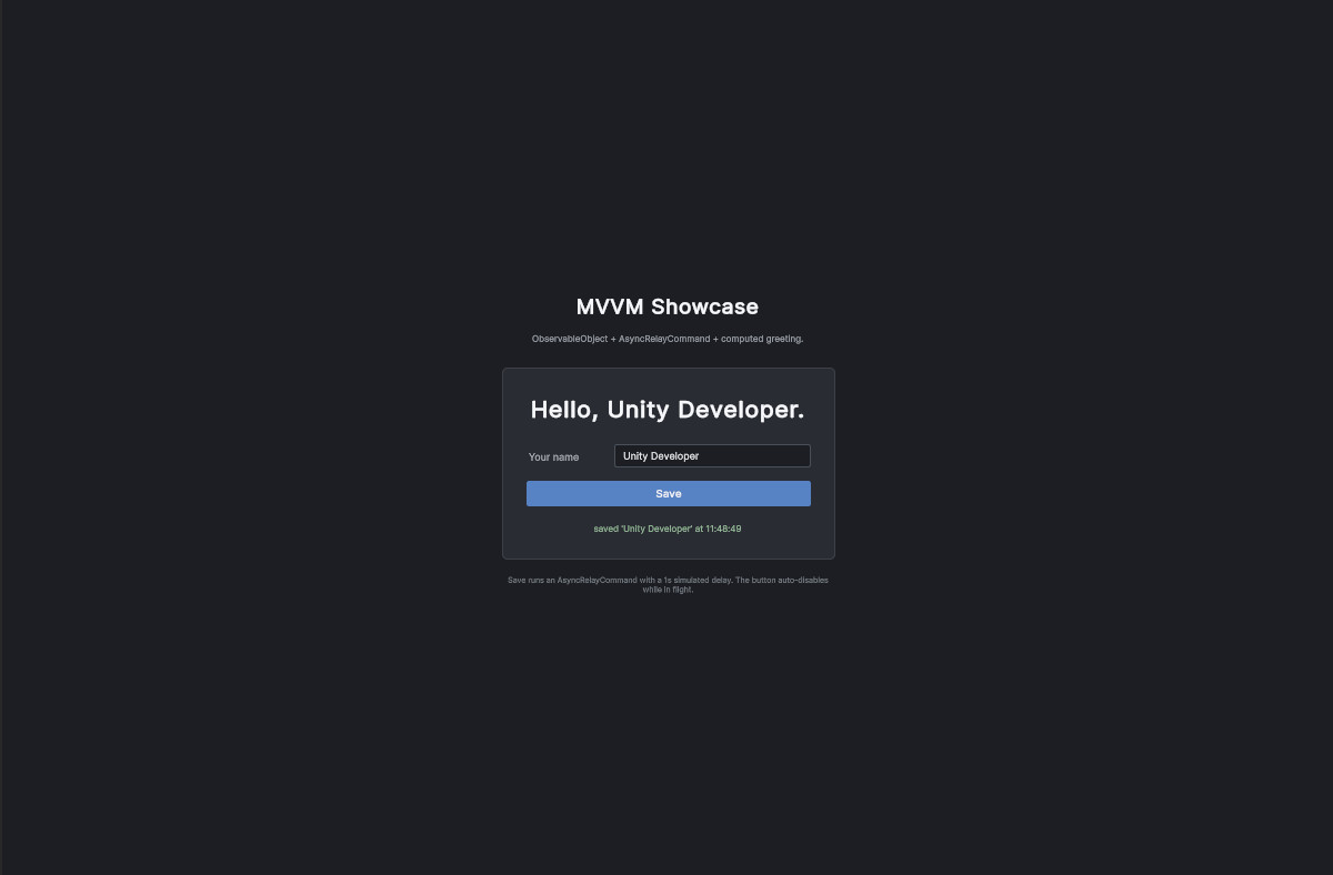 UI Toolkit: Data Binding