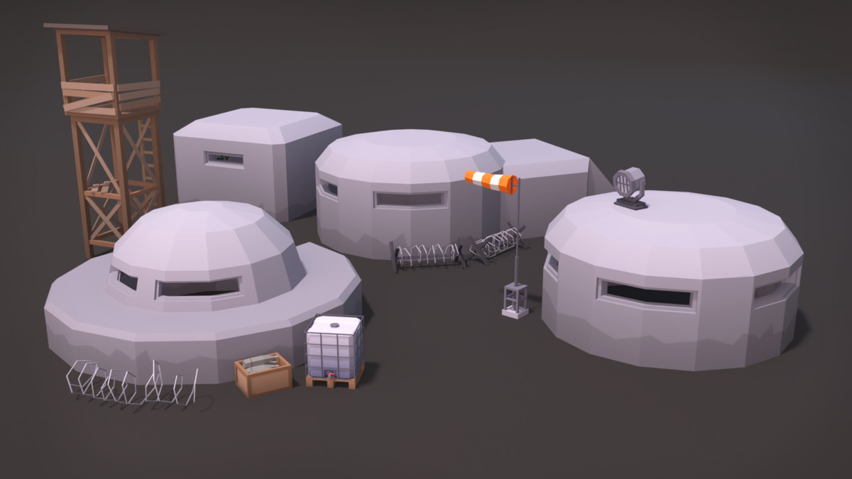 Military Props Pack (Stylized) – BoznaWhat
