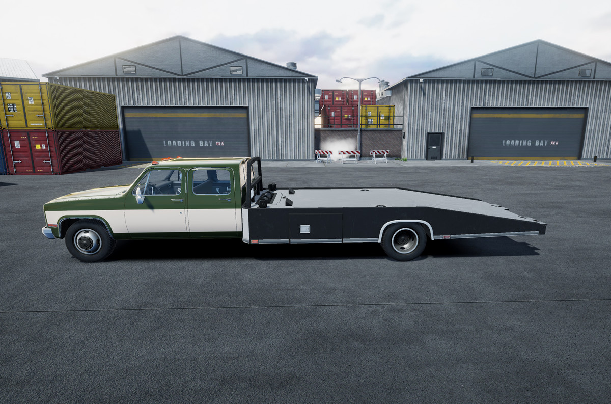 Crewcab ramp truck