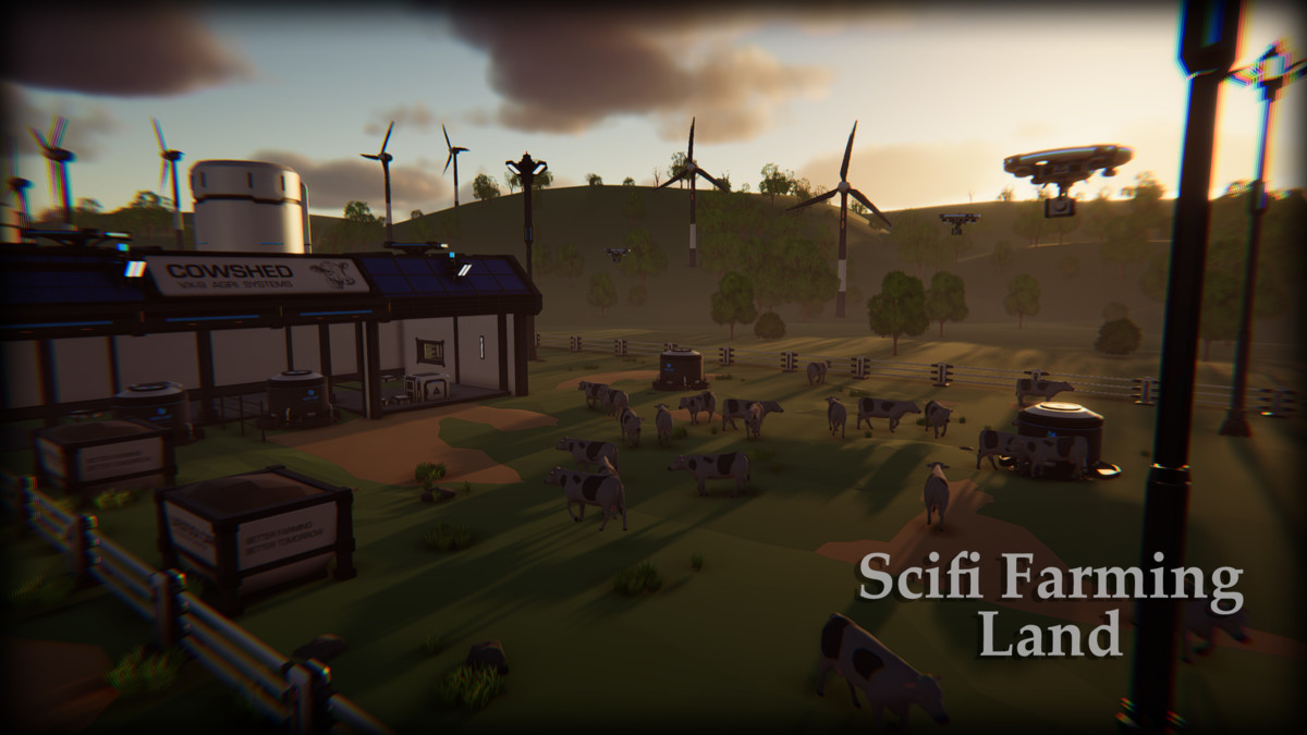 Scifi Farming Land - By Yorakeys