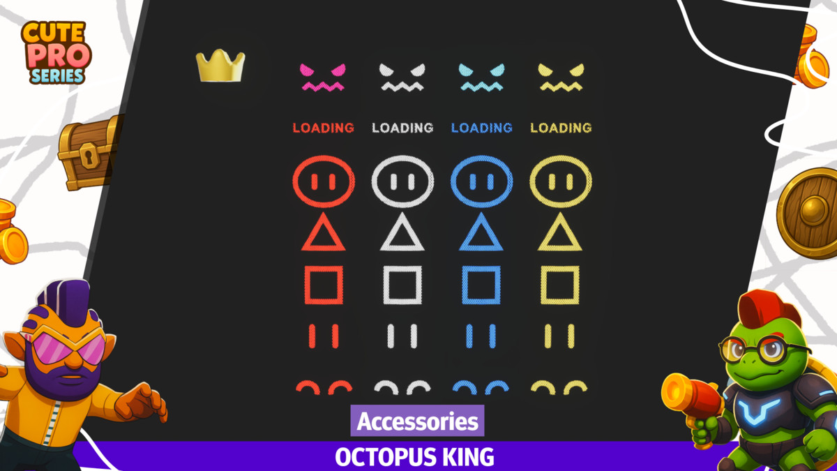 Monsters Ultimate Pack 10 Cute Pro Series