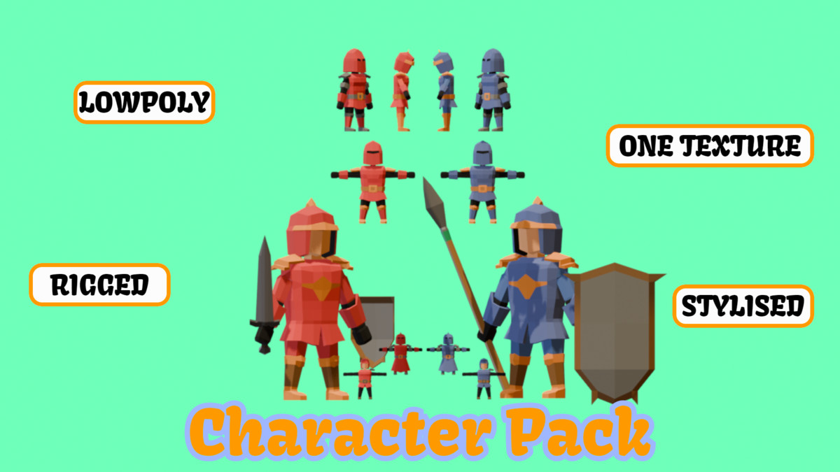 LOWPO: Medieval Fantasy Characters