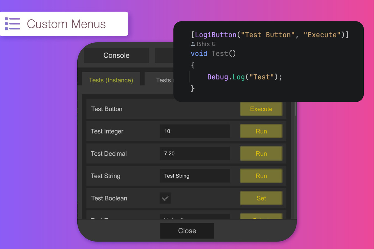 Logify - Professional In-Game Console & Logger