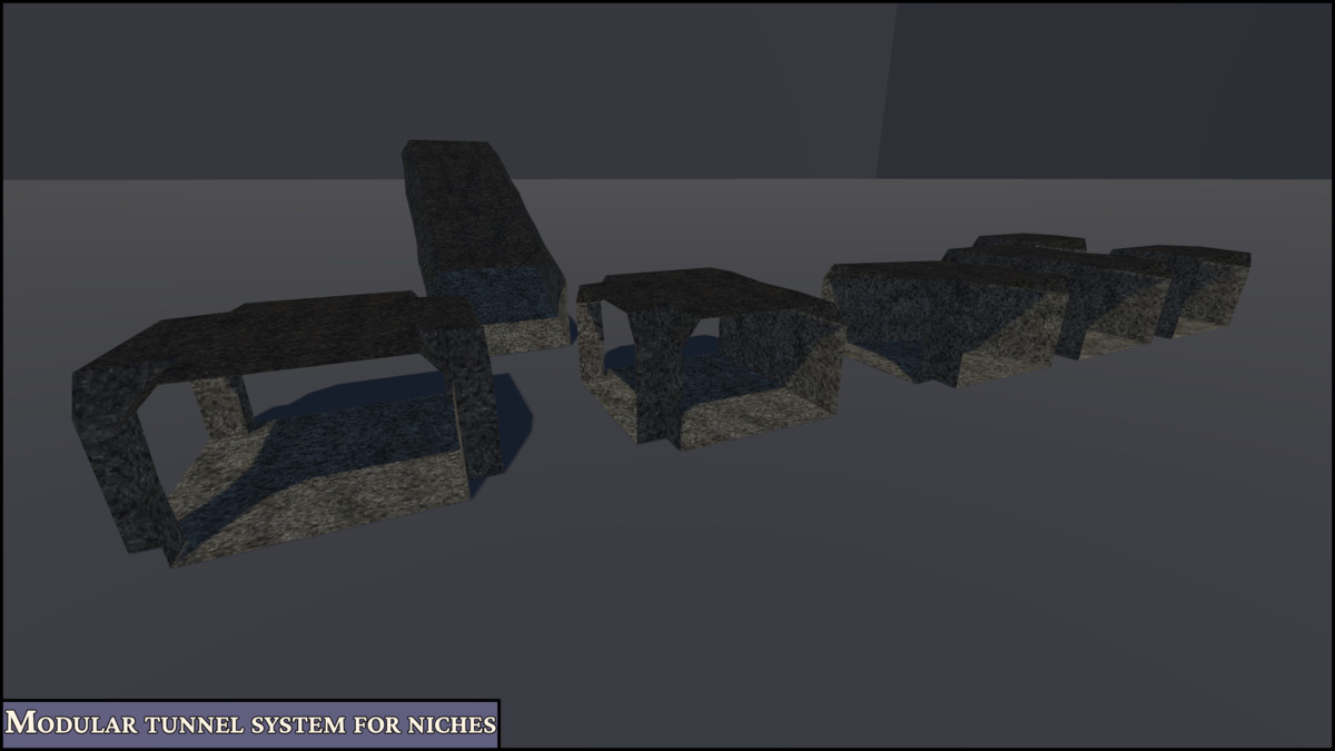 Catacombs - Retro Style Modular Environment Pack