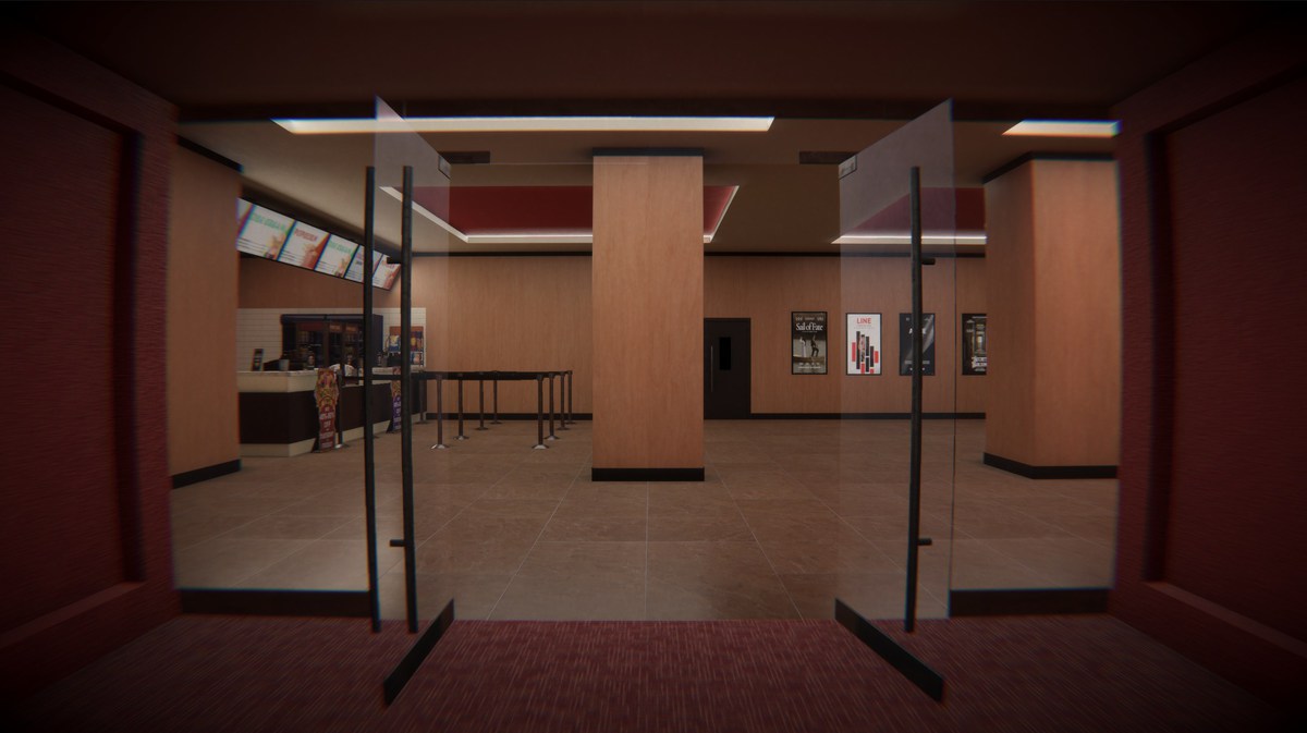 Cinema Lounge Theatre 3d Environment