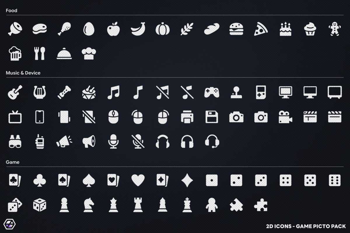 2D Icons - Game Picto Pack