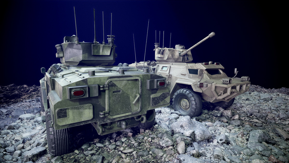 Military Armored Vehicle