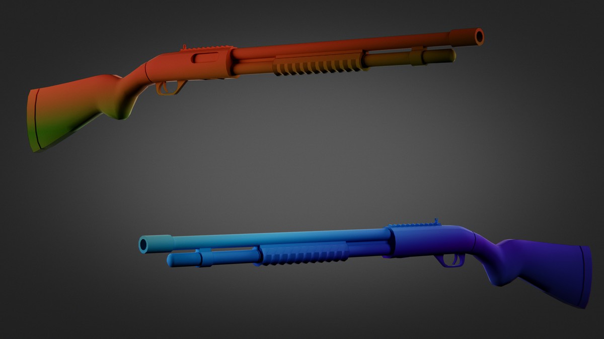 Weapon Gradient Skins Pack — 368 Variations