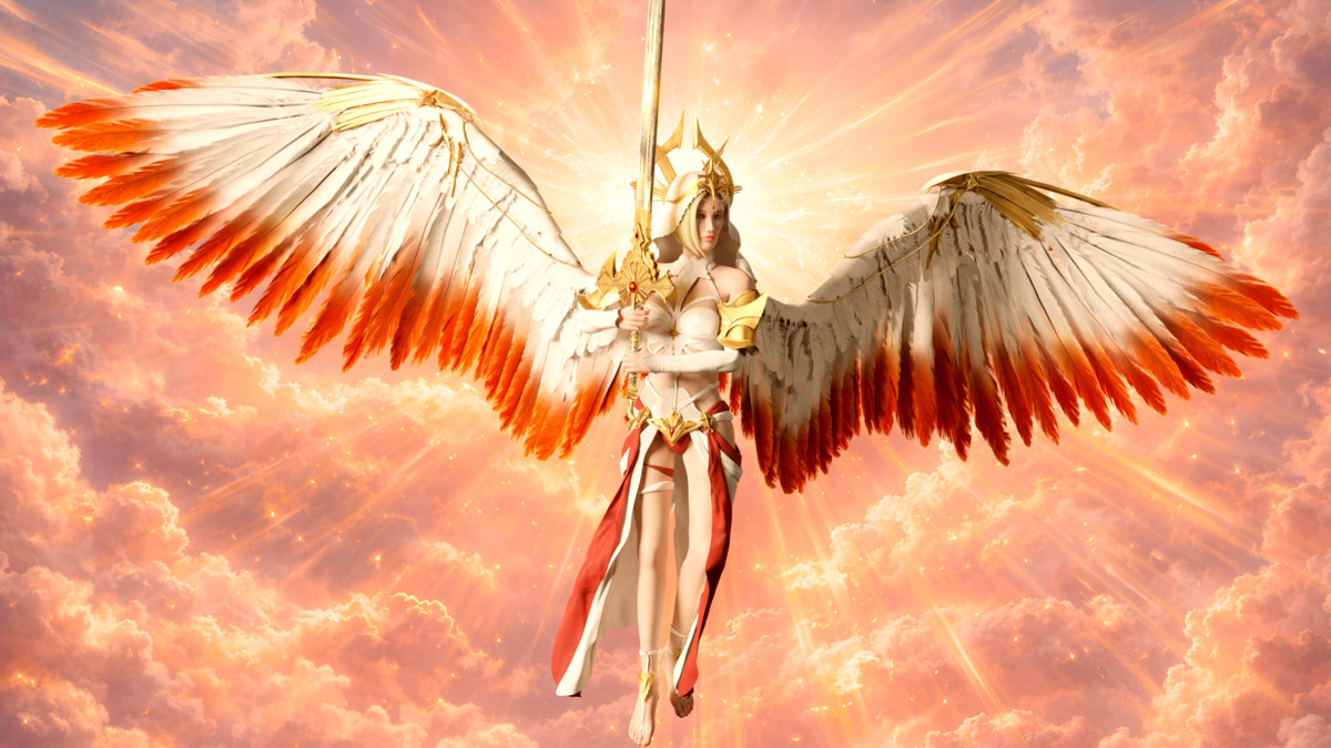 Female Angel Knight