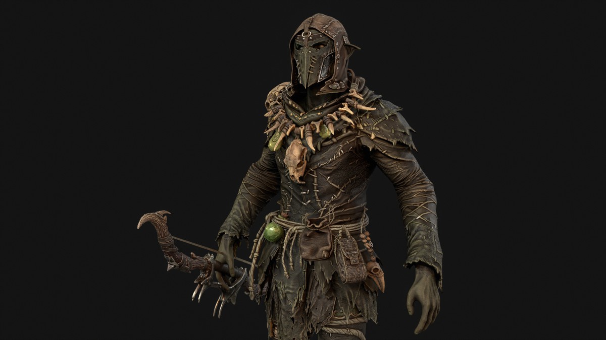Orc Archer Game Ready