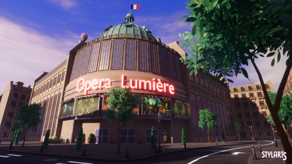 Stylized Paris City