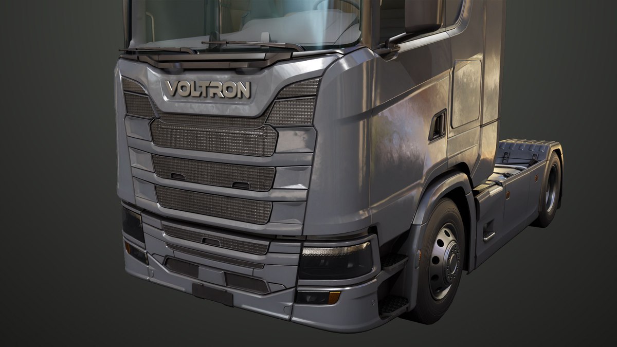 Heavy Truck Chassis 06 Interior URP HDRP Textures