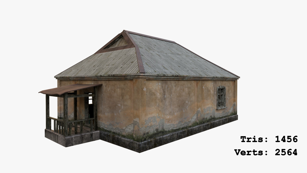 Abandoned Apocalyptic Country House