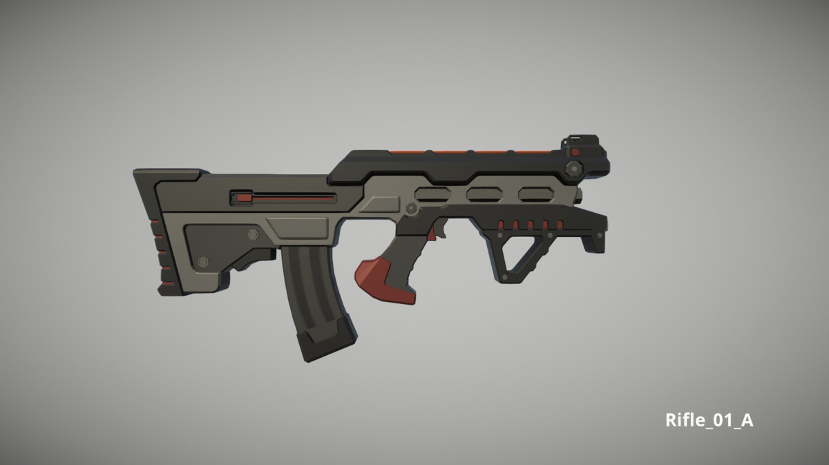 Cyberpunk Armory - Low Poly