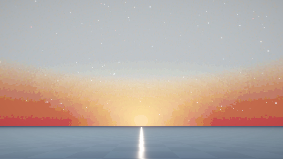 Procedural Pixel Skybox