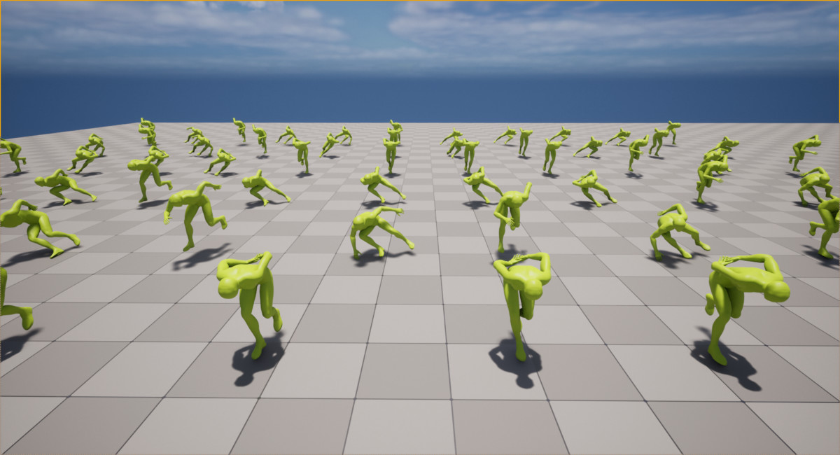 Ice Skie and Skate Animation