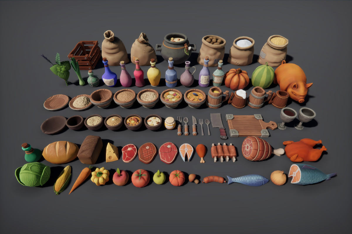 Stylized Fantasy Medieval Bundle