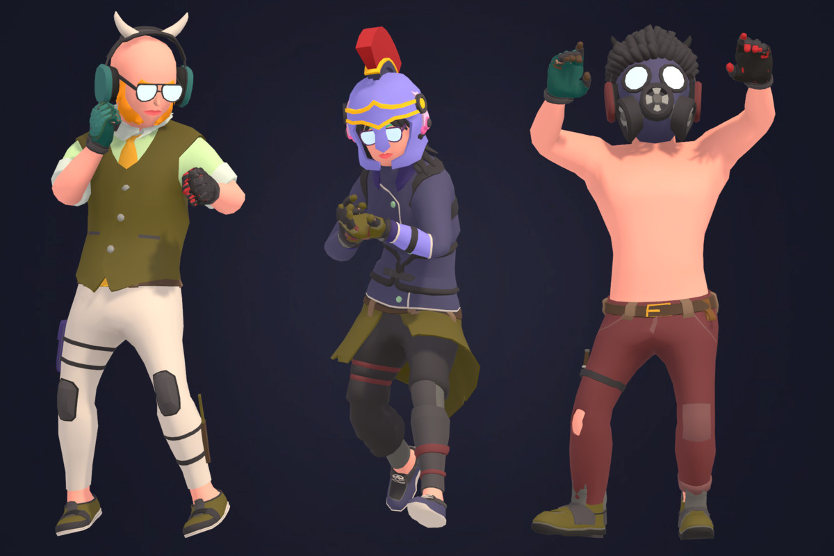 Customizable 3D Battle Royale Characters Vol 3