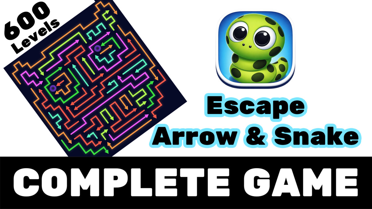 Escape – Arrow & Snake Puzzle | Template + Editor