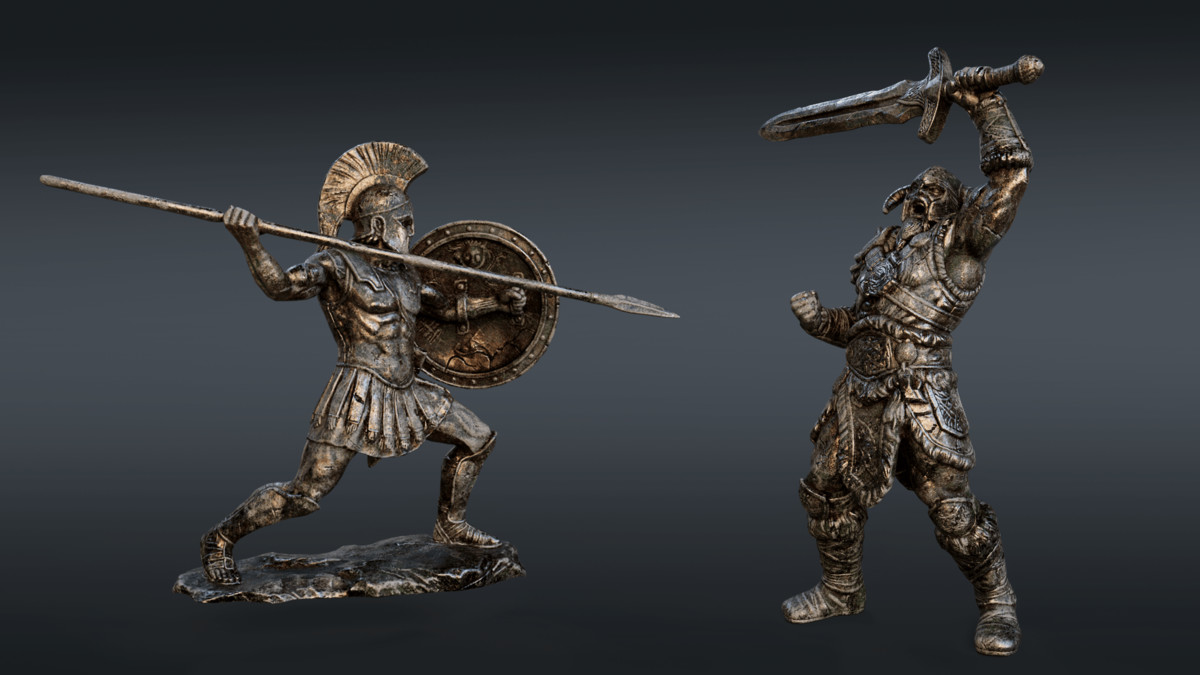 Warrior Statues - Collection (URP)