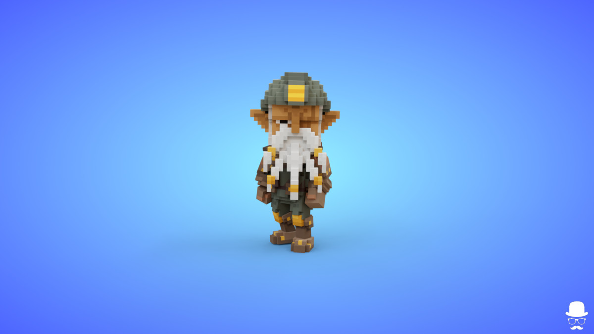 Voxel Dwarf Characters Pack