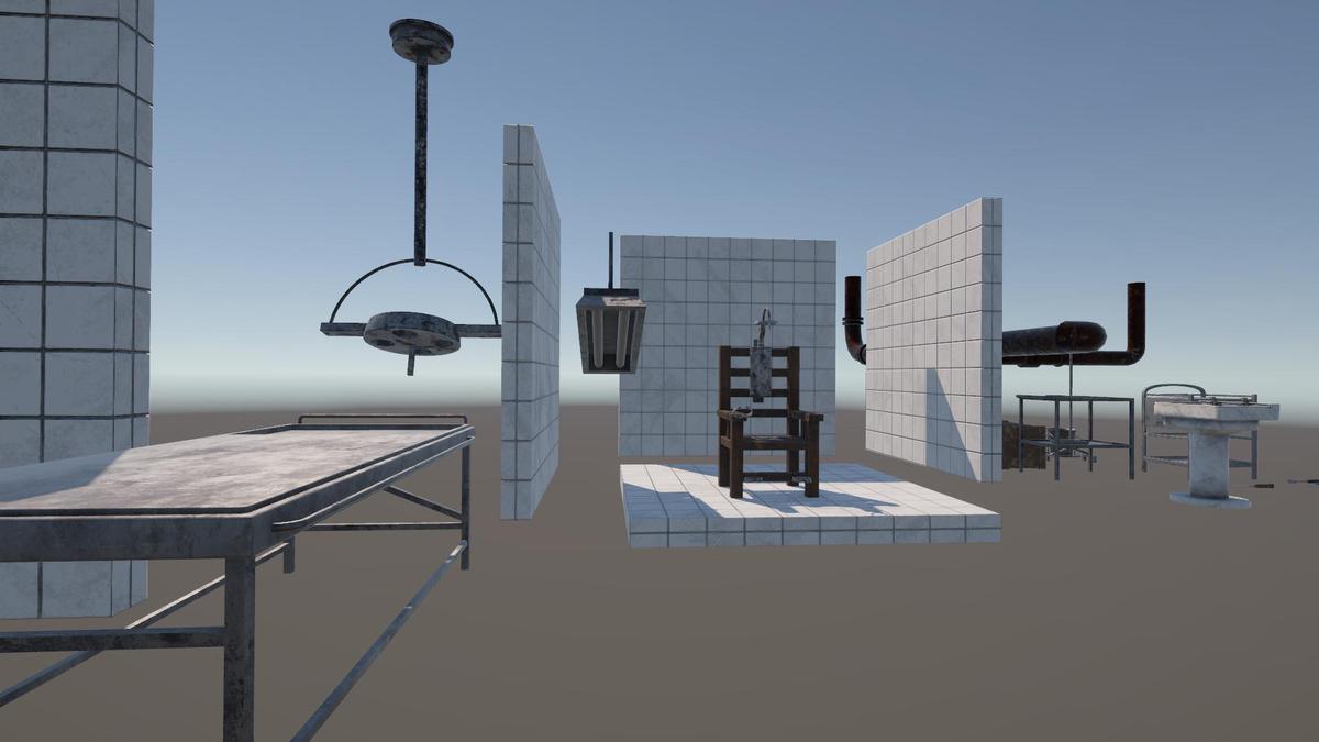 Horror Environment Pack URP – Interrogation Cell & Medical Props VFX