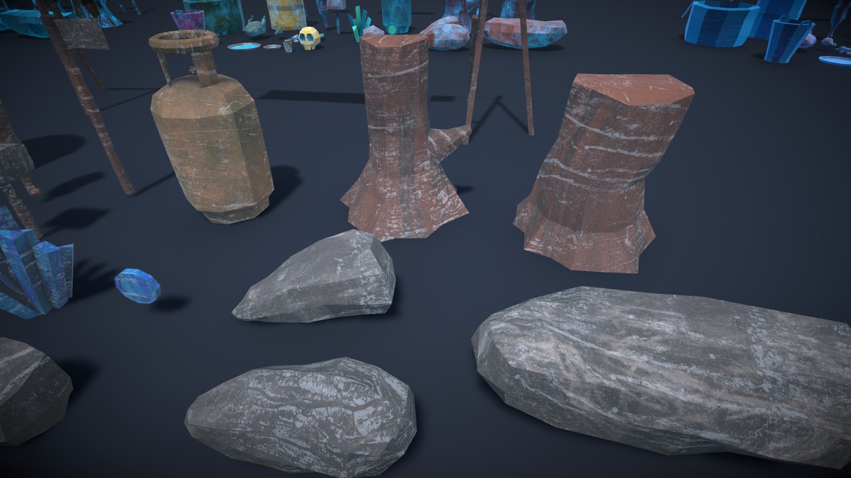 Frozen Poly Props (Lowpoly)