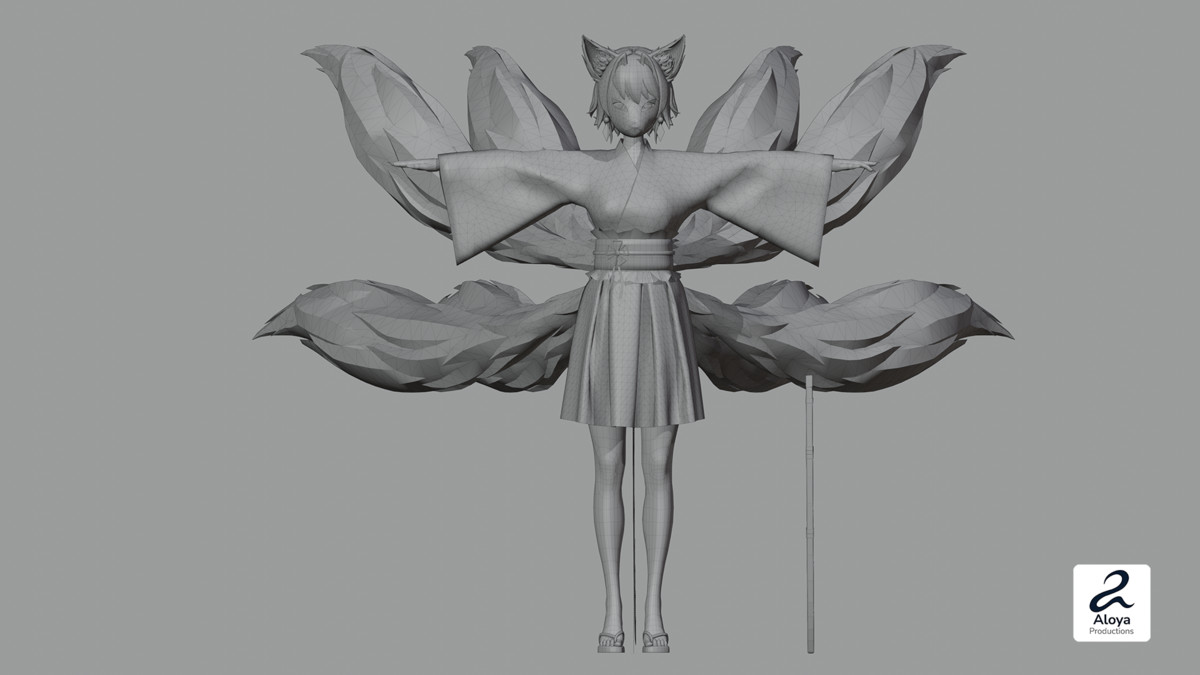 Kitsune / Fox Girl | Anime Character