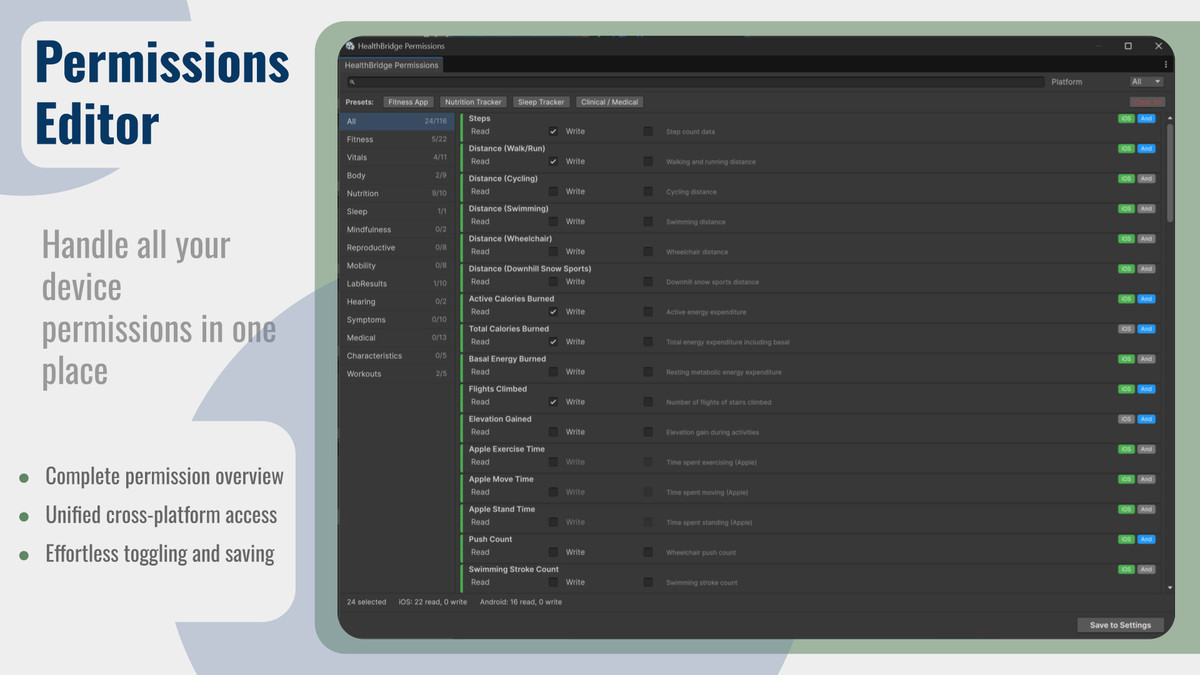 HealthBridge — Cross-Platform Health SDK | Apple & Android