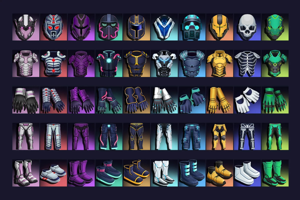 2700 Cyberpunk RPG Icons Pack