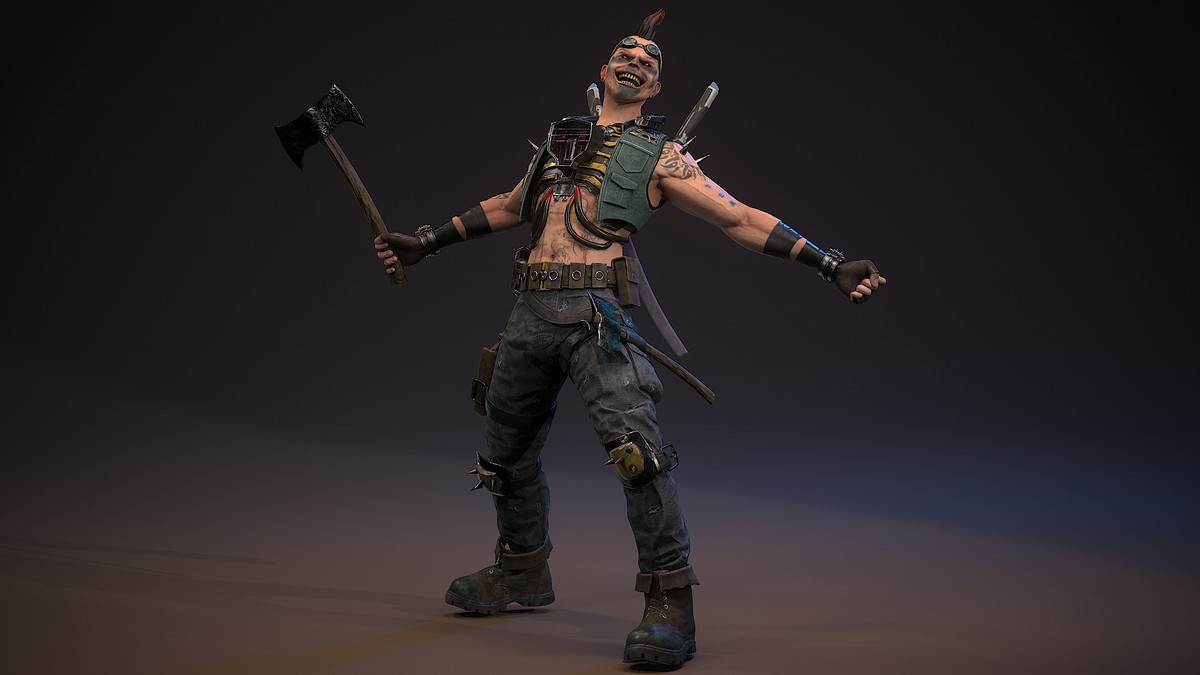 Sci-Fi Punk Warrior