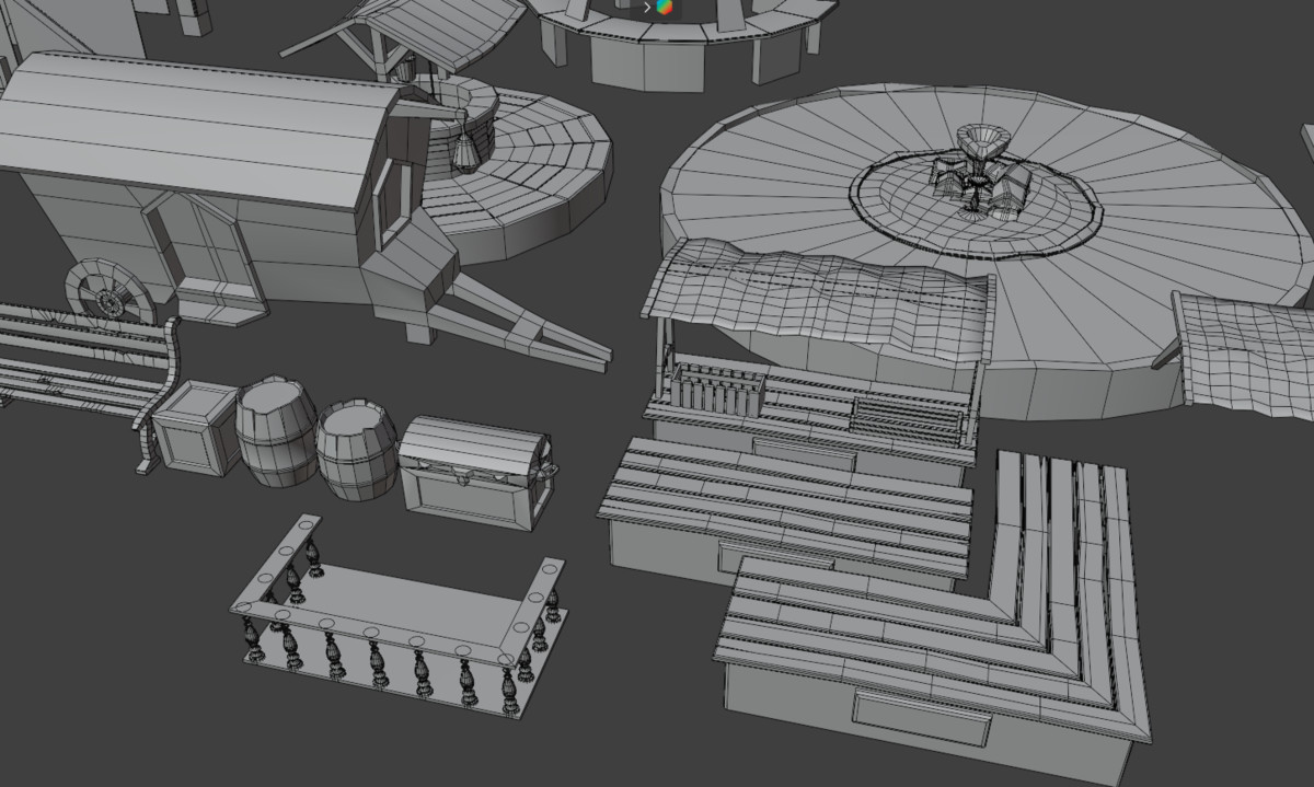 Medieval City Constructor - Modular Town & Props - 178 Prefabs
