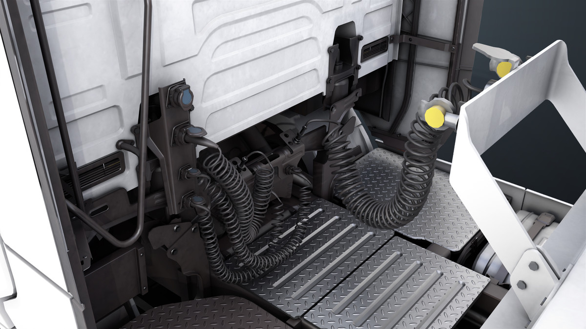 Chassis06 Cement Trailer 01 White URP HDRP Textures