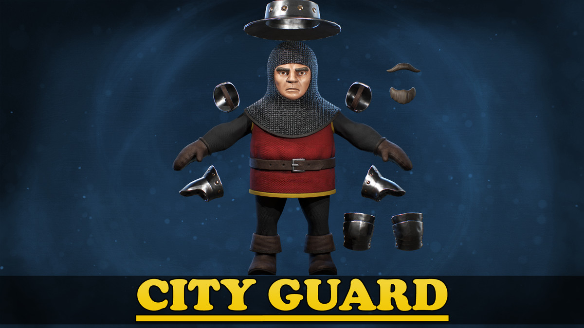Stylized City Guard Knight