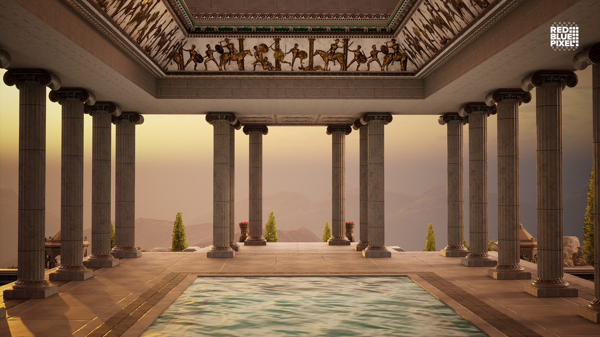 Ancient Greek Parthenon Temple