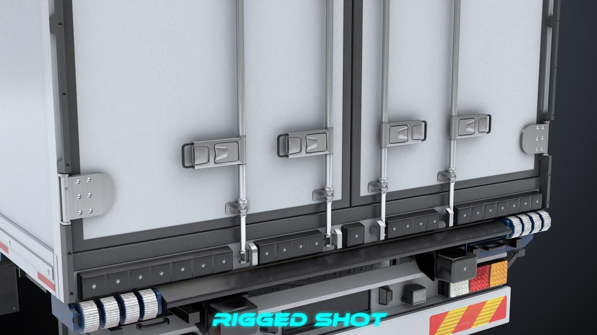 Refrigerator Trailer 05 URP HDRP Textures