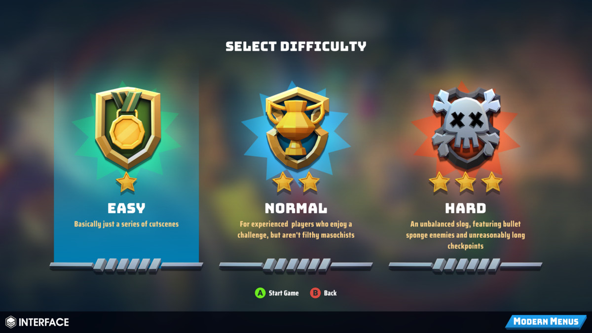 Modern Menus - Synty INTERFACE - GUI