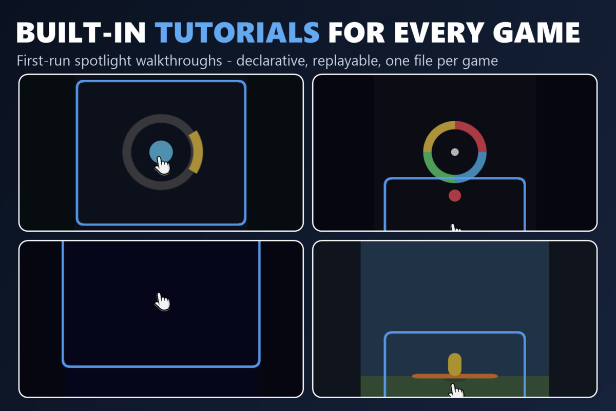 Mini Game Templates Arcade 4.0 - 10 Arcade Starters for Unity