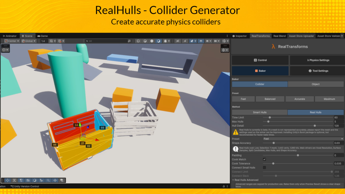 RealTransforms - Physics Placement
