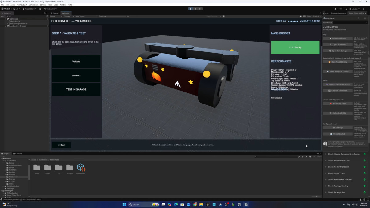 Battle Bot Arena Engine: Design. Destroy.