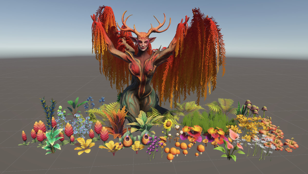Stylized_Plants_Flowers_Mushrooms