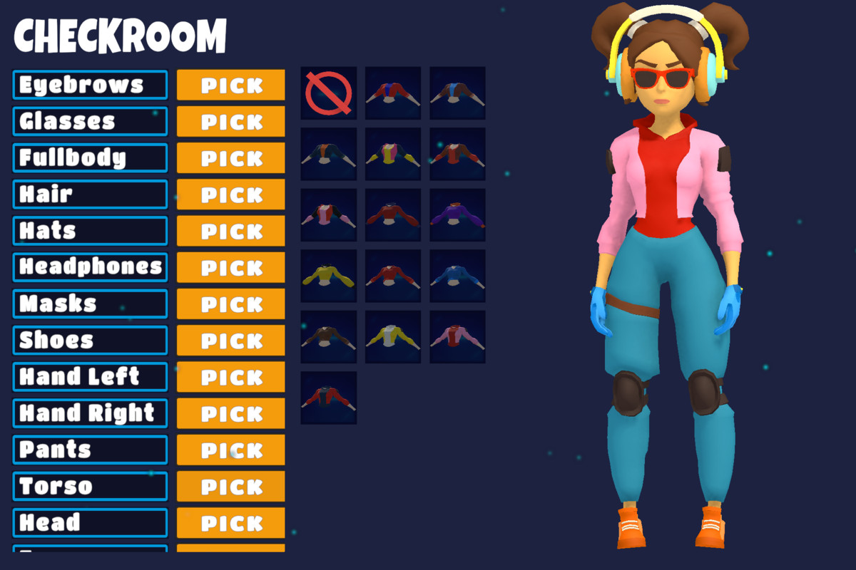 Stylized Battle Royale Characters