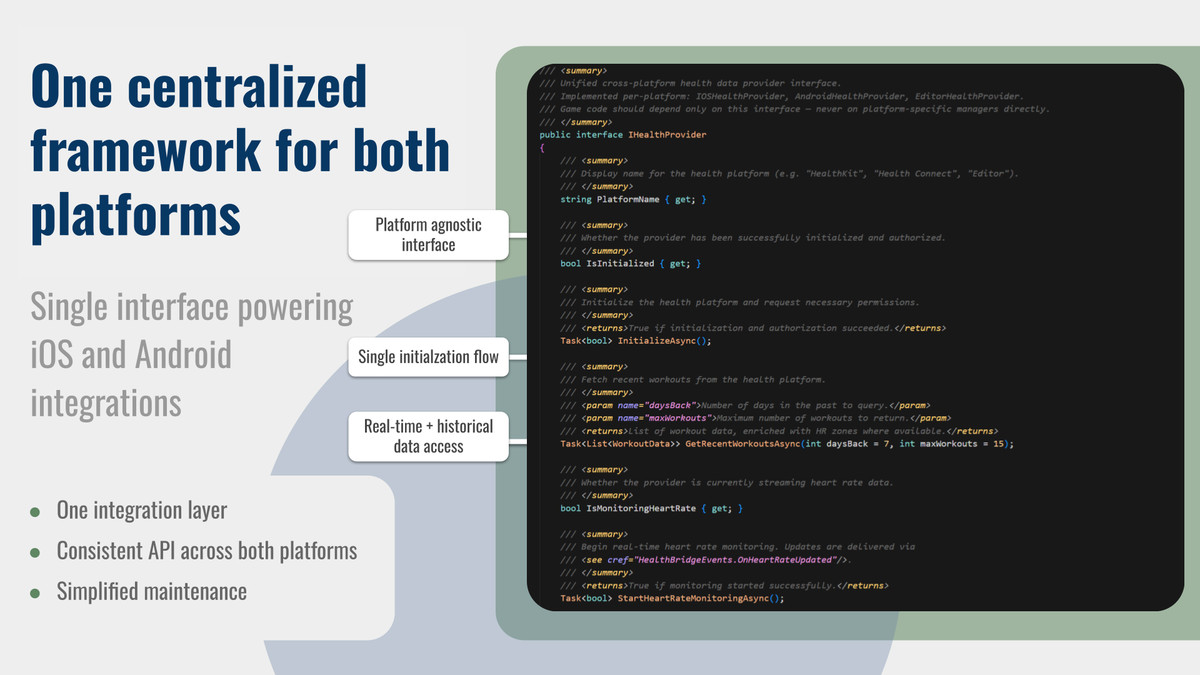 HealthBridge — Cross-Platform Health SDK | Apple & Android