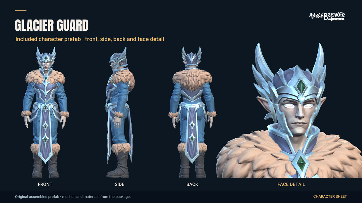 Stylized Elves Characters - Facial & Body Rig
