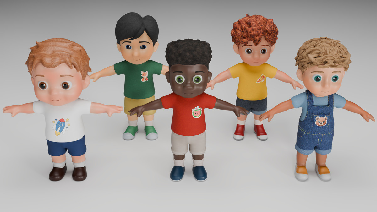 Stylized Chibi Kids Pack - Volume 1