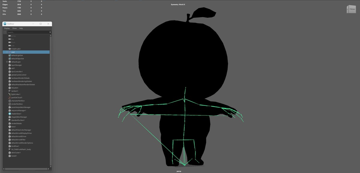 Chibi Fruit Orange