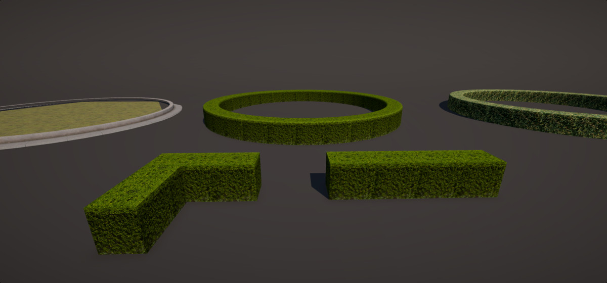 Optimized Realistic Modular Hedge Set