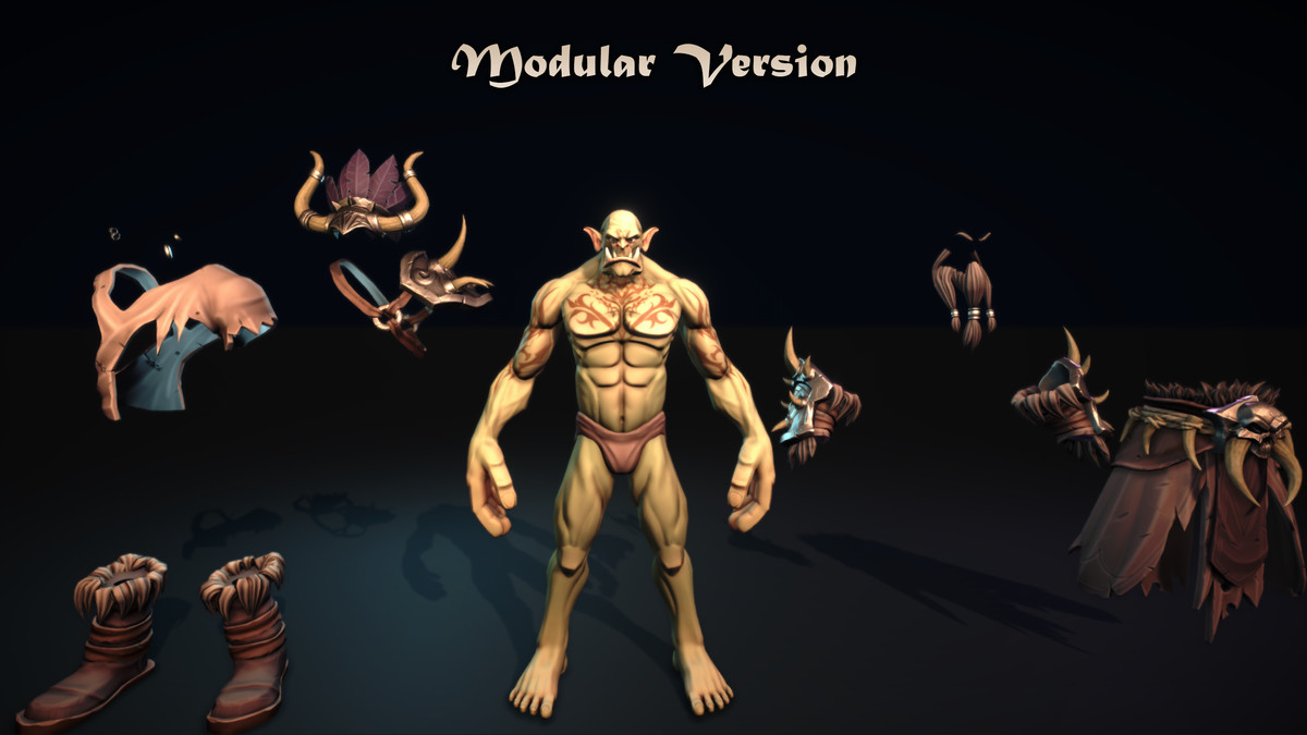 Stylized Orc Shaman