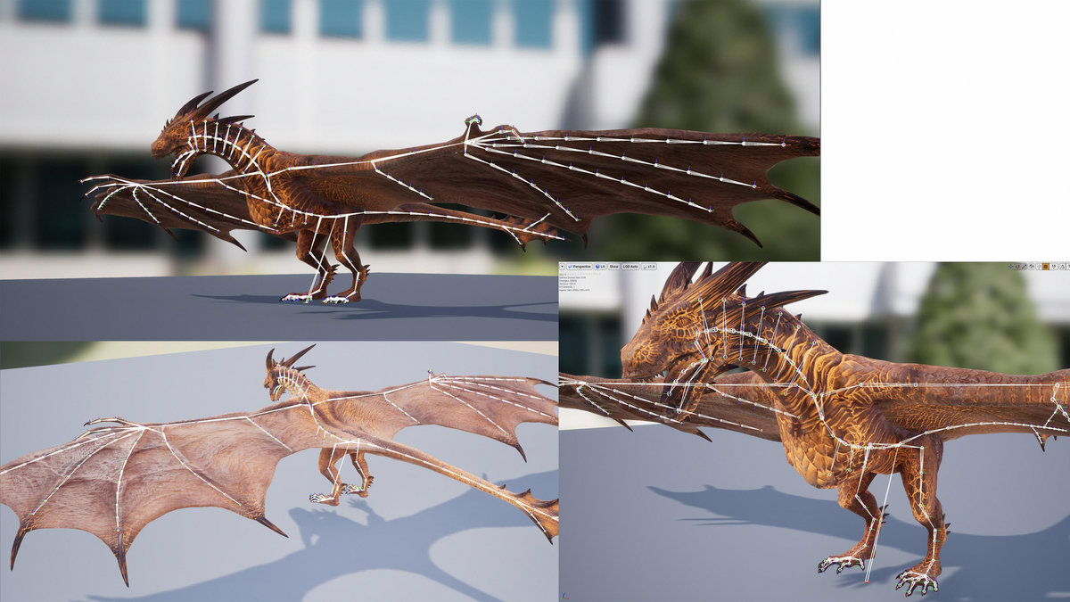 Fire breathing Wyvern